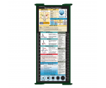 WhiteCoat Clipboard® Trifold - Green Primary Care Edition